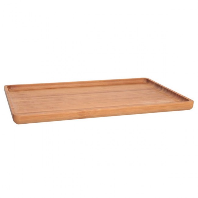 Plateau de service rectangulaire en bambou 29 x 18,5 x 1,6 cm - senegal - cosy & trendy