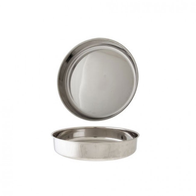 Plateau de bar rond acier inoxydable 30 cm - cosy & trendy