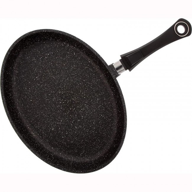 Poêle à poisson 35cm façon pierre - en fonte d'aluminium - Premium - Pradel Excellence