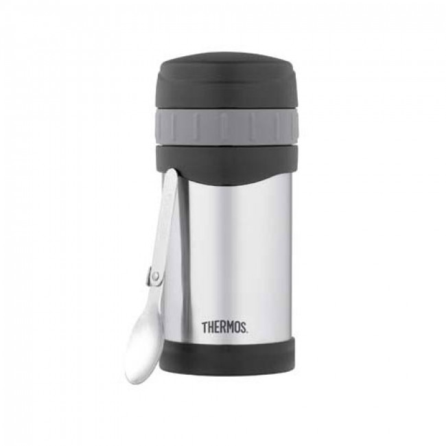 Porte-aliment inox avec cuillère 50cl - Thermax - Thermos