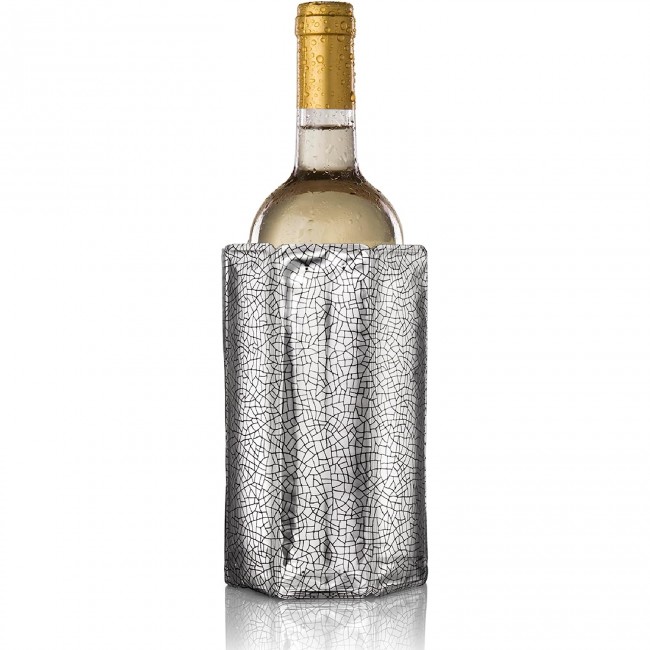Refroidisseur à vin plastique argenté - Accessoires vin - Vacu Vin