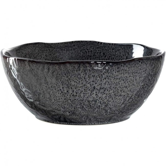 Saladier céramique rond 23,5cm gris - Matera - Leonardo