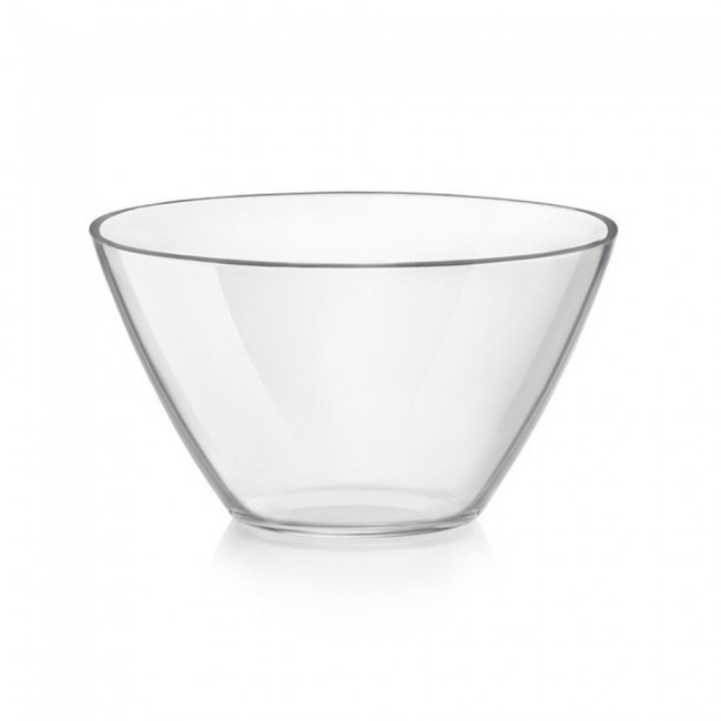 Saladier Leonardo En Verre Transparent Rond - 21,5 Cm - 1500 Ml - Micro-ondes Et Lave-vaisselle