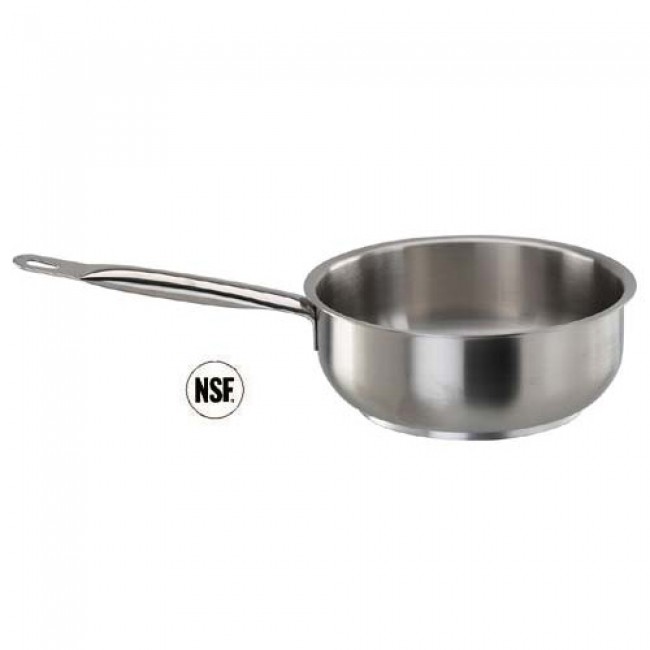 Sauteuse bombée en inox 18/10 - Ø 18 cm - Série 1000 - Paderno