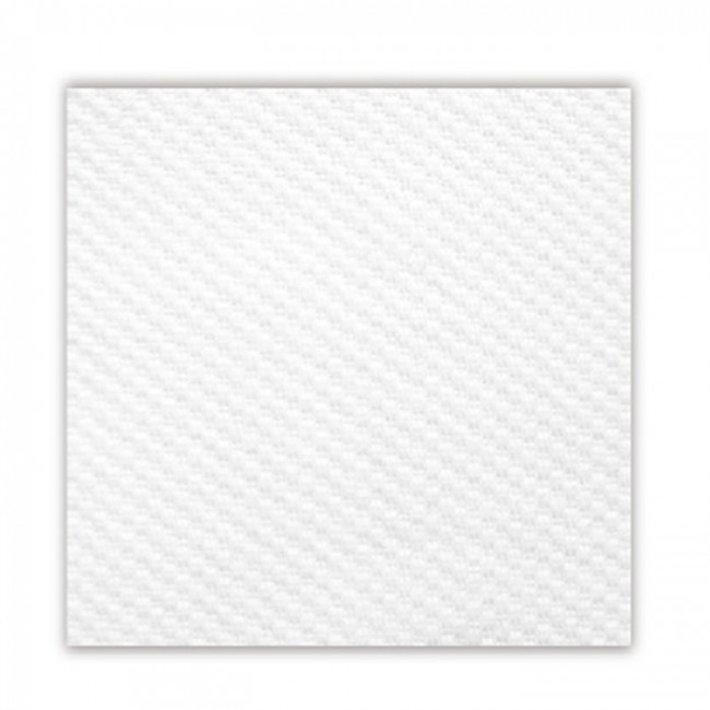 Serviette blanche en papier tissu 1 pli 30 x 30cm - Lot de 100 - Serviettes 1 pli - AZ boutique
