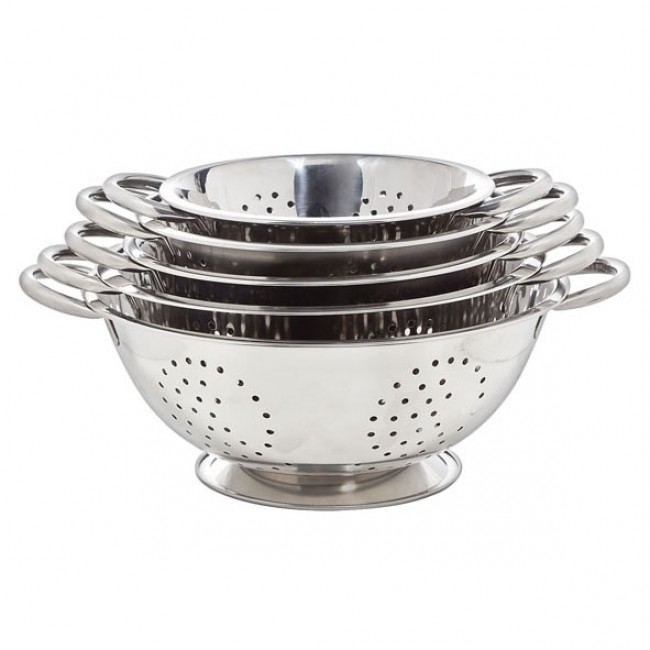 Set passoire en inox 18cm, 22cm, 24cm, 26cm et 28cm - Cosy & Trendy
