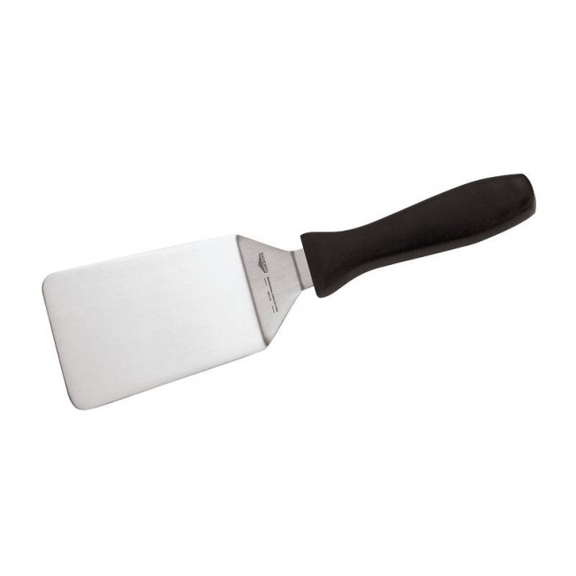 Spatule pour pâte et pizza en inox et polypropylène 15,5cmx8,70cm - Paderno