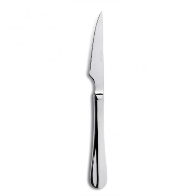 Couteau à steak inox finition miroir 22,3cm - Lot de 12 - Baguette - Comas