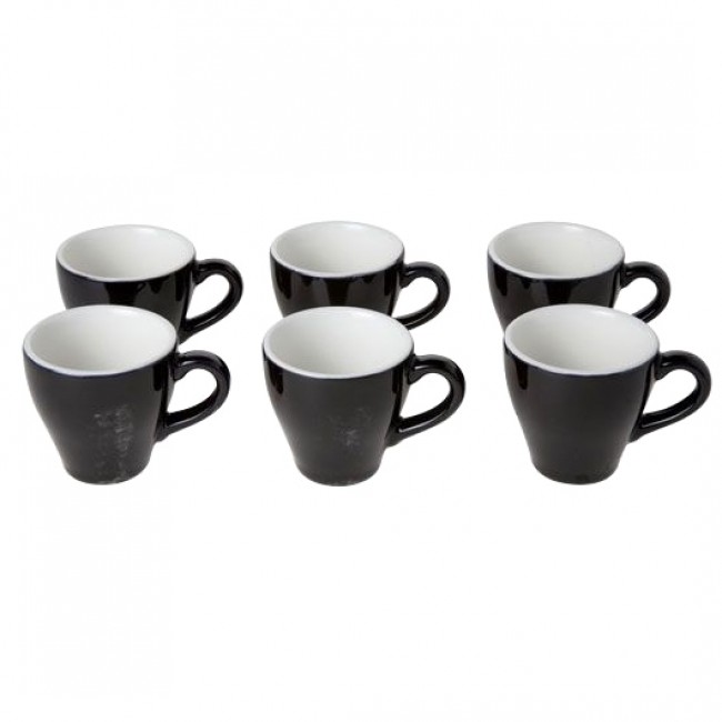 Tasse à café noire porcelaine 7cl - Barista - Cosy & Trendy