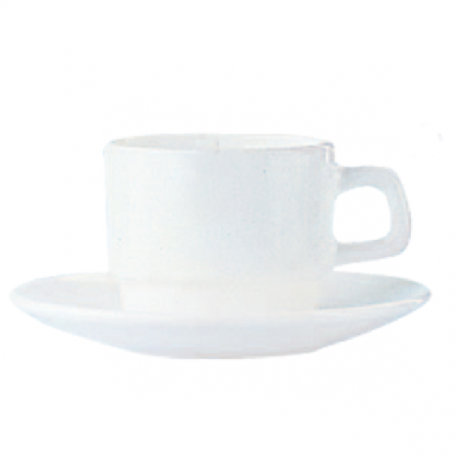 Tasse et sous-tasse à thé - Restaurant Uni - Arcoroc