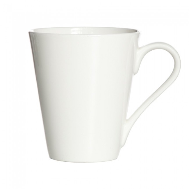 Tasse / Mug blanc 32cl en porcelaine - Castello - Cosy & Trendy