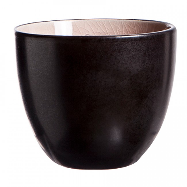Tasse sans anse noire et rose 14cl - Laguna Old Rose - Cosy & Trendy