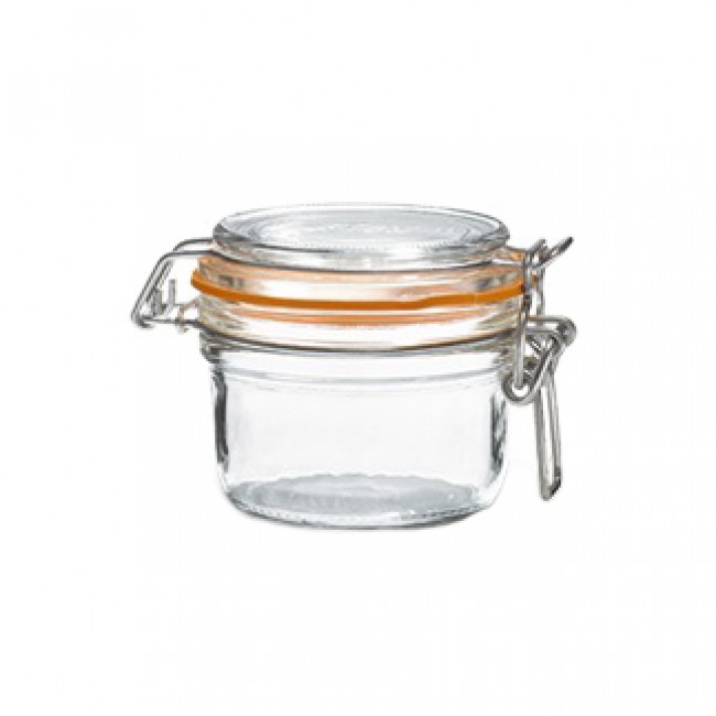 Terrine hermetique en verre 125g joint 70mm - super - le parfait