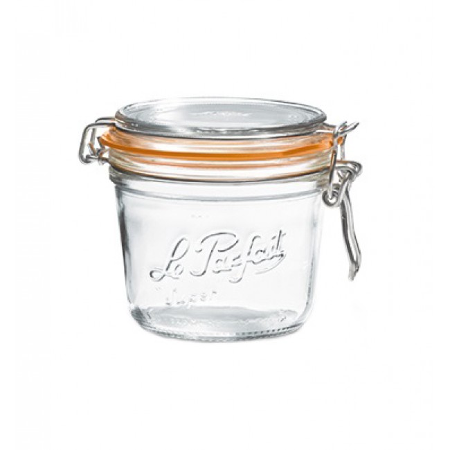 Terrine hermetique en verre 500g joint 100mm - super - le parfait