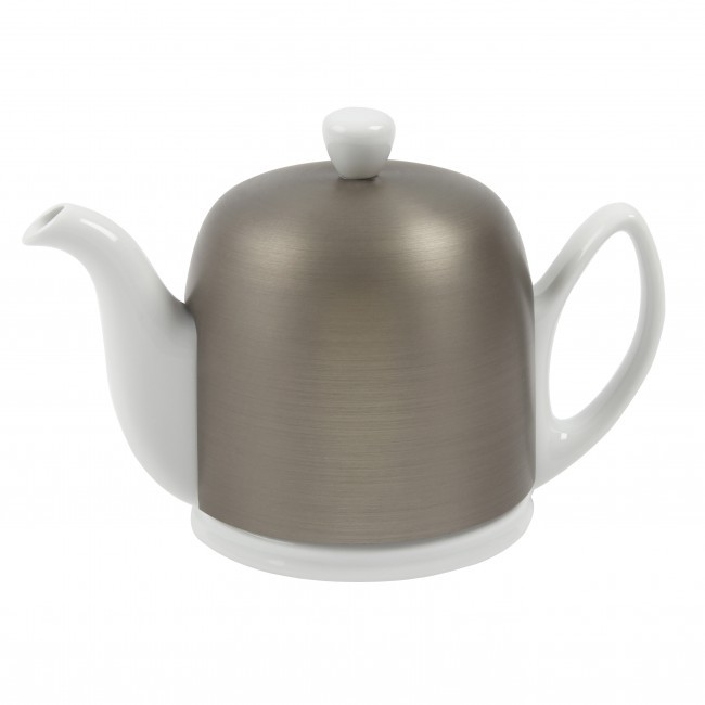 Théière 4 tasses - cloche alu zinc - Blanc - Salam - Guy Degrenne