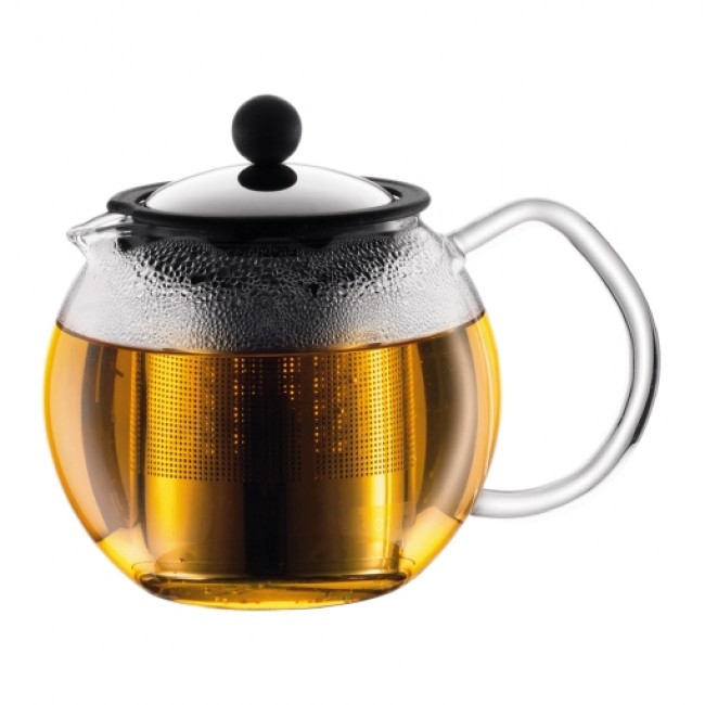 Théière à piston filtre en inox 50cl Brillant - Assam - Bodum