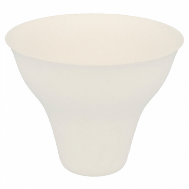 Verre à vin 260 ml cellulose blanc - Lot de 50 - Bionic Wasara - AZ Boutique