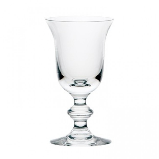 Verre à vin blanc à pied 11 cl en verre soufflé bouche forme cloche - Lot de 6 - Amitié - La Rochère