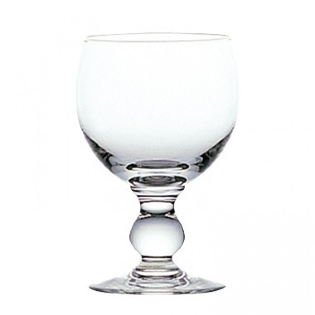 Verre à vin rouge à pied 30 cl en cristallin transparent - Lot de 6 - Ballon - La Rochère