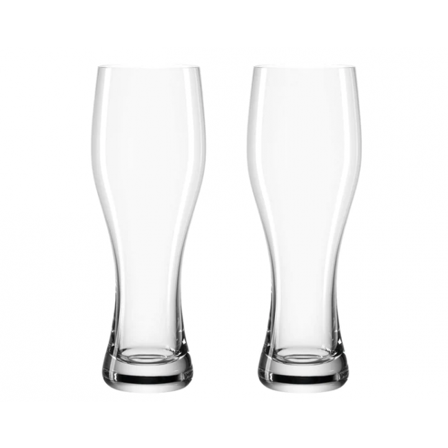 Verre à bière 33cl transparent - Lot de 2 - Taverna - Leonardo