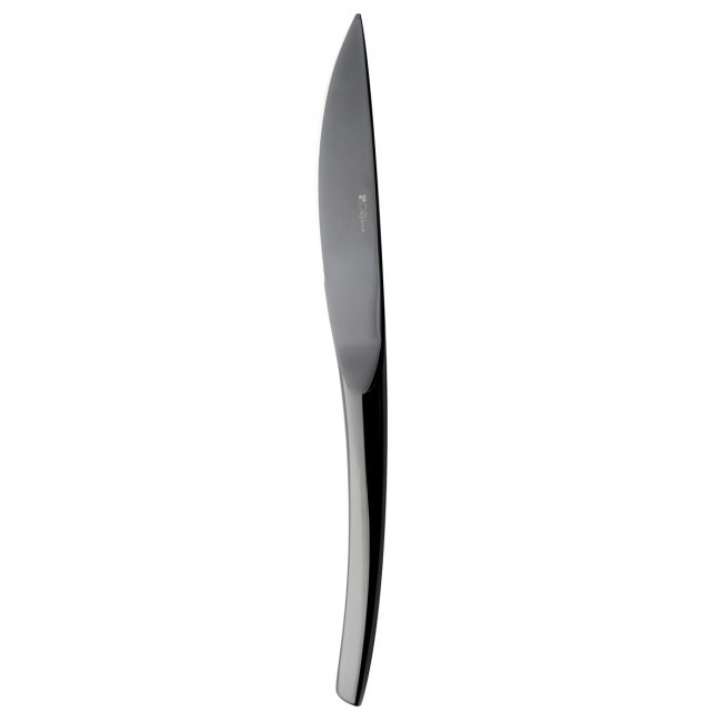 Couteau de table inox noir 18/10 - Lot de 6 - XY Black Miroir