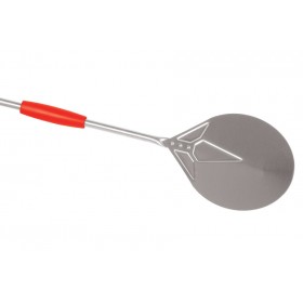 Pelle à pizza en inox ronde Ø 20,5cm - manche 147,5cm
