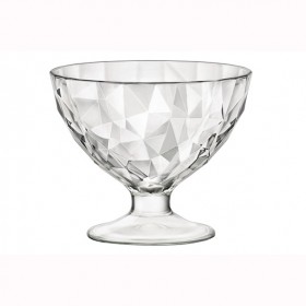 Coupe à glace basse 22,5cl verre transparent - Lot de 12