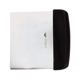 Raclette coupe-pâte souple - 12cm x 16cm - Inox