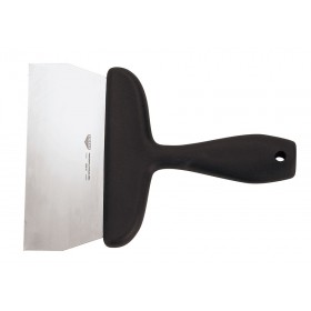 Raclette coupe-pâte à manche - 15cm x 20,5cm - Inox