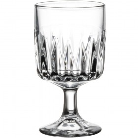 Verre à vin à pied à facette 31cl - Lot de 6