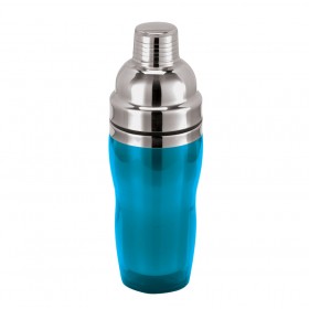 Shaker bleu 3 pièces de 47,3cl - Inox et plastique