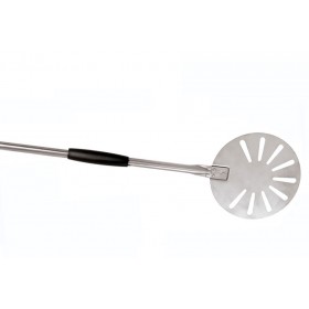 Pelle à pizza en inox trouée Ø 20cm - manche 150cm