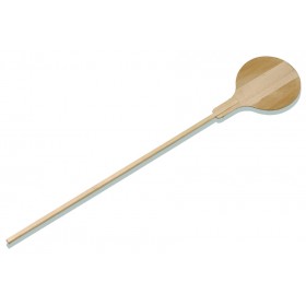 Pelle à pizza en bois ronde Ø 28cm - manche 109cm