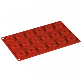 Moule flexible en silicone - 18 mini-savarins