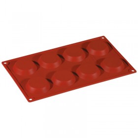 Moule flexible en silicone - 8 tartelettes
