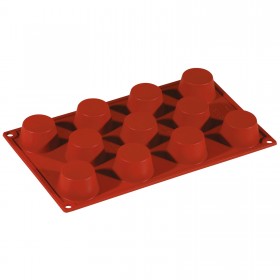 Moule flexible en silicone - 11 mini-muffins