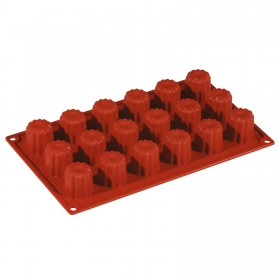 Moule flexible en silicone - 18 minicannelés