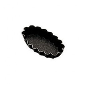 Moule à mini tartelette ovale 4,5cm - Lot de 6