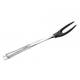 Fourchette à viande 2 dents en inox 18/10 et nylon