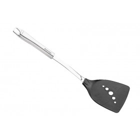 Spatule percée 35cm en inox 18/10 et nylon