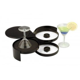 Bordeur de verre cocktail 3 niveaux