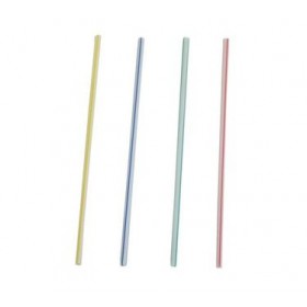 Petit paille chalumeau cocktail 12cm Ø 0,5cm - Lot de 100