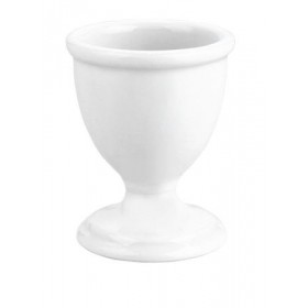 Coquetier ordinaire blanc en porcelaine 4cl - Lot de 12