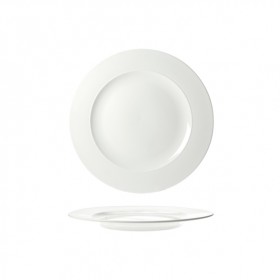 Assiette à dessert ronde blanche 22.7cm - A l'unité