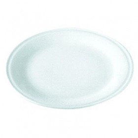 Assiette à pizza en porcelaine blanche 30cm