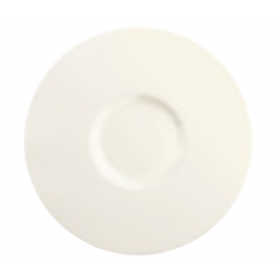 Assiette plate ronde en porcelaine blanche 31cm