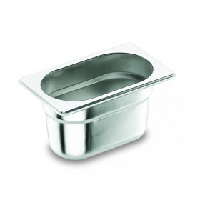 Bac gastronorme GN 1/3 en inox 18/10 17.6x 32.5 x 20cm