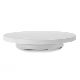 Base giratoire basse 31cm plastique blanc