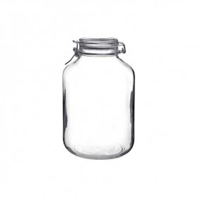 Bocal hermétique rond 5 L en verre