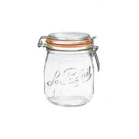 Bocal hermétique en verre 0,75L joint 85mm